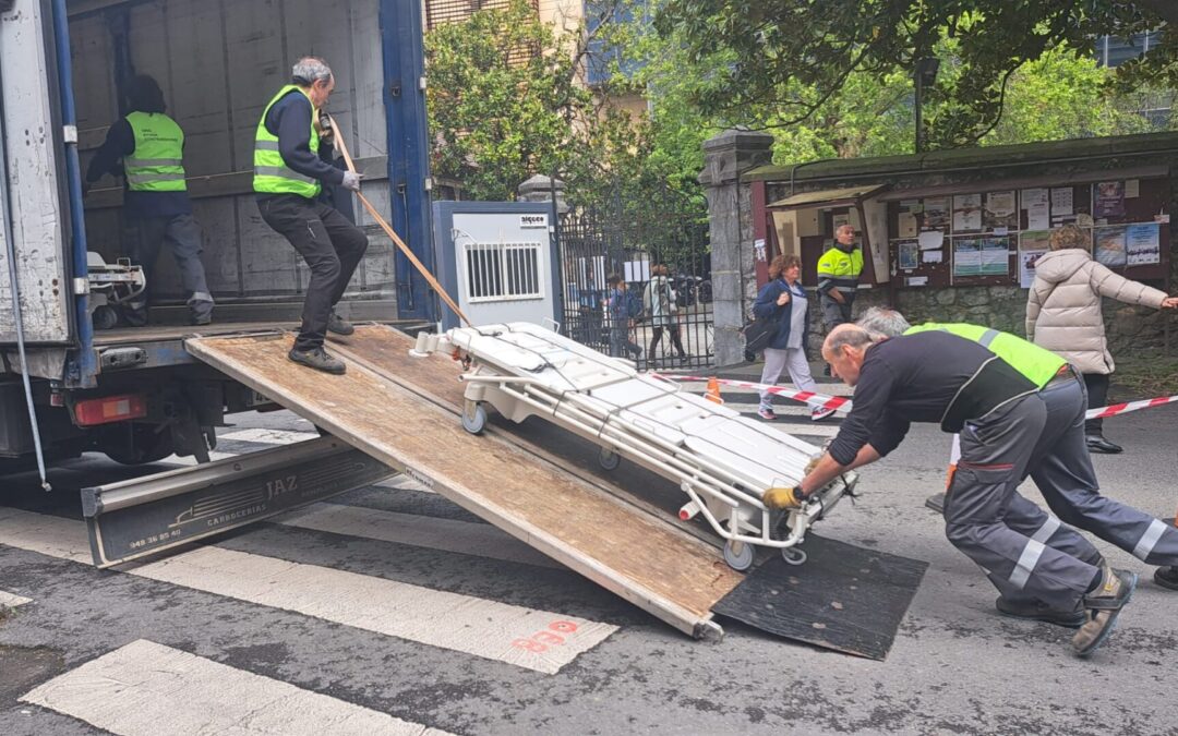 DONACIÓN DE CAMAS de los HOSPITALES SAN ELOY DE BARACALDO Y BASURTO (14-04-2025)