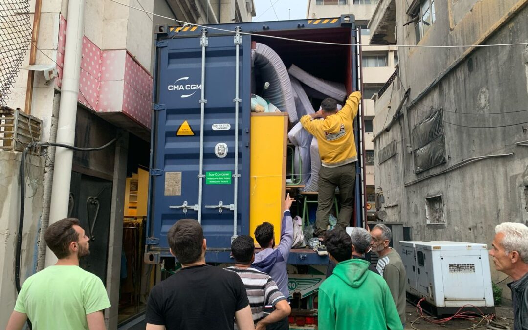 LLEGADA al Líbano ALIMENTOS donados a LA Asociación Calmaah de Xàtiva, Valencia (28-04-2025)