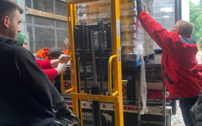 LLEGADA DE TRÁILER A UCRANIA. REDENTORISTAS (NOVOYAVORIVSK) (14-05-2025)