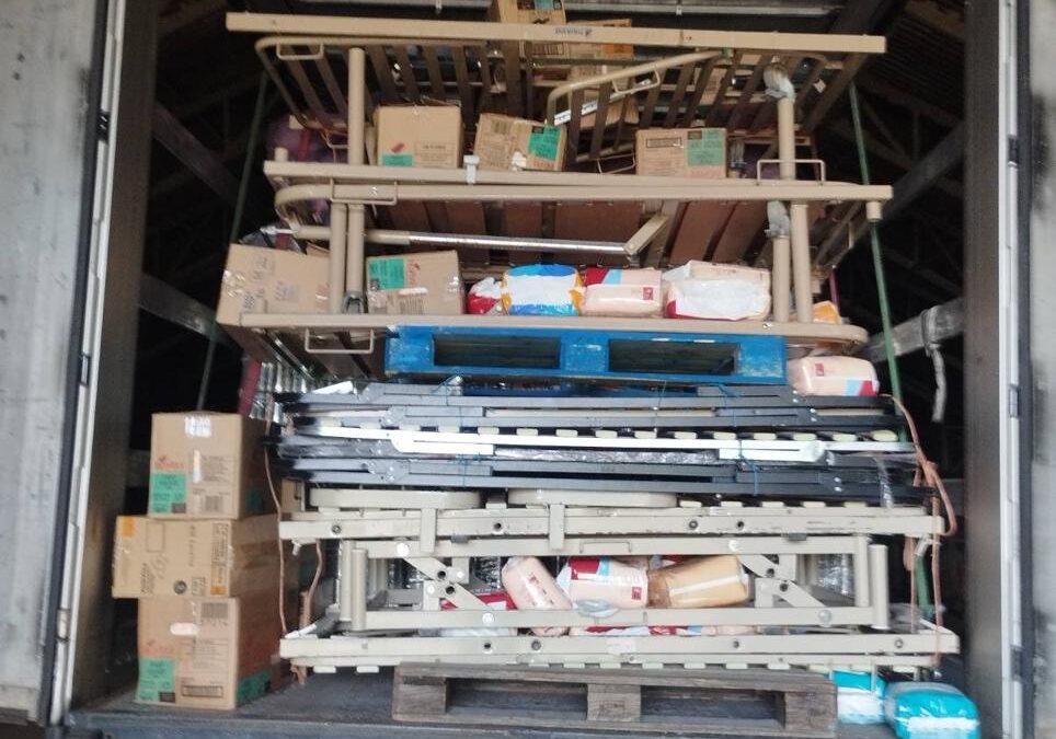 LLEGADA DE CAMIÓN TRÁILER A UCRANIA (05-08-2025)