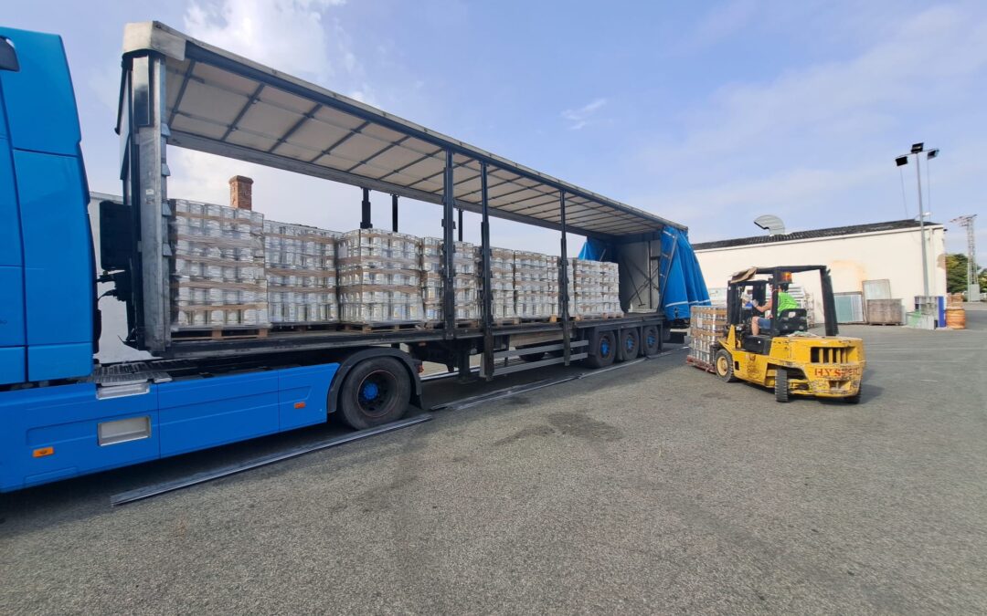 DONACIÓN DE CONSERVAS de CARRETILLA. GRUPO ALIMENTARIO IAN (27-08-2025)