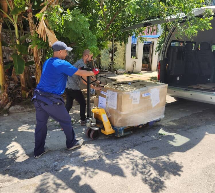 LLEGADA DE MATERIALES ENVIADOS A CUBA (21-08-2025)