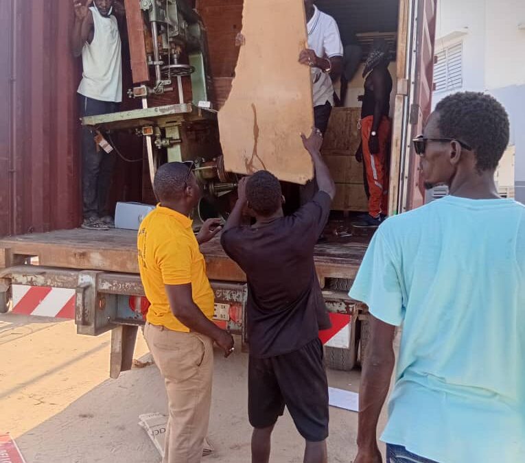 LLEGADA DE UN CONTENEDOR A SENEGAL (29-09-2023)